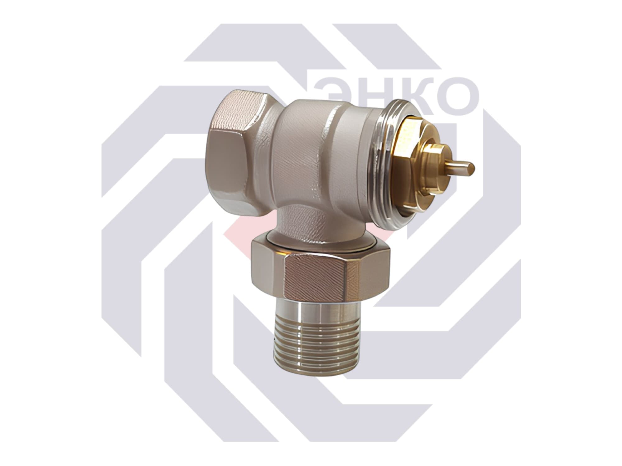 Комплект термостатической регулировки 1/2" угловой