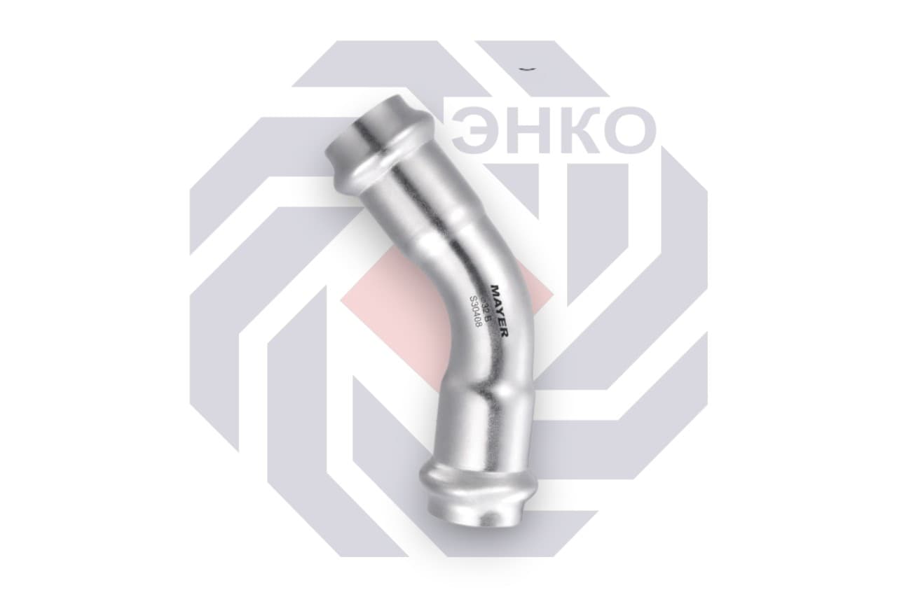 Фитинг отвод 45°  18 