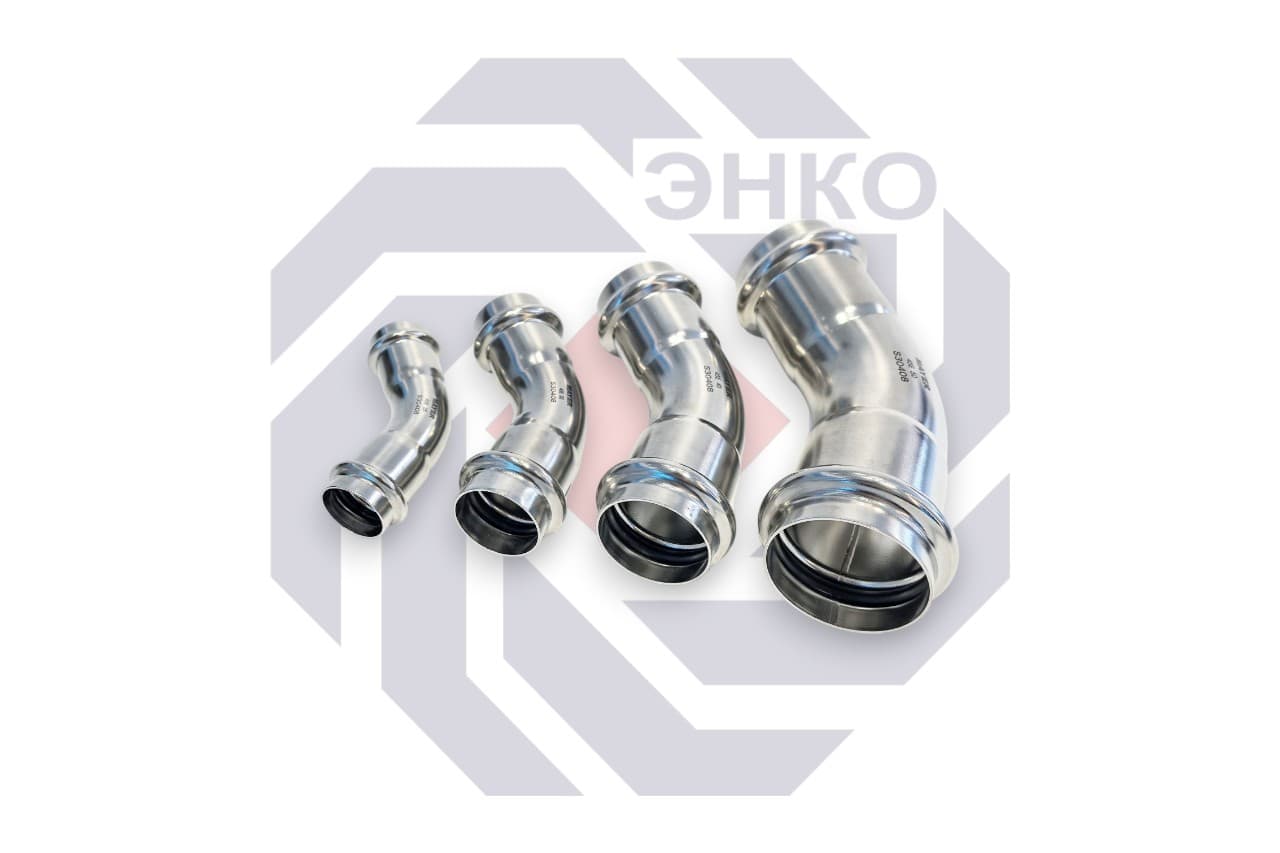 Фитинг отвод 45°  18 