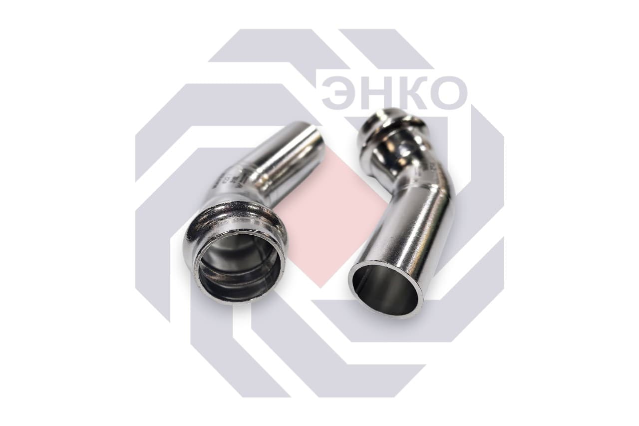 Фитинг отвод-вставка 45° 42