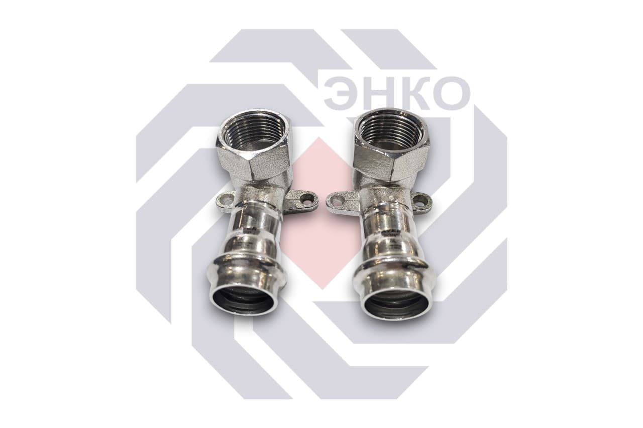 Фитинг отвод с внутренней резьбой 18x1/2"