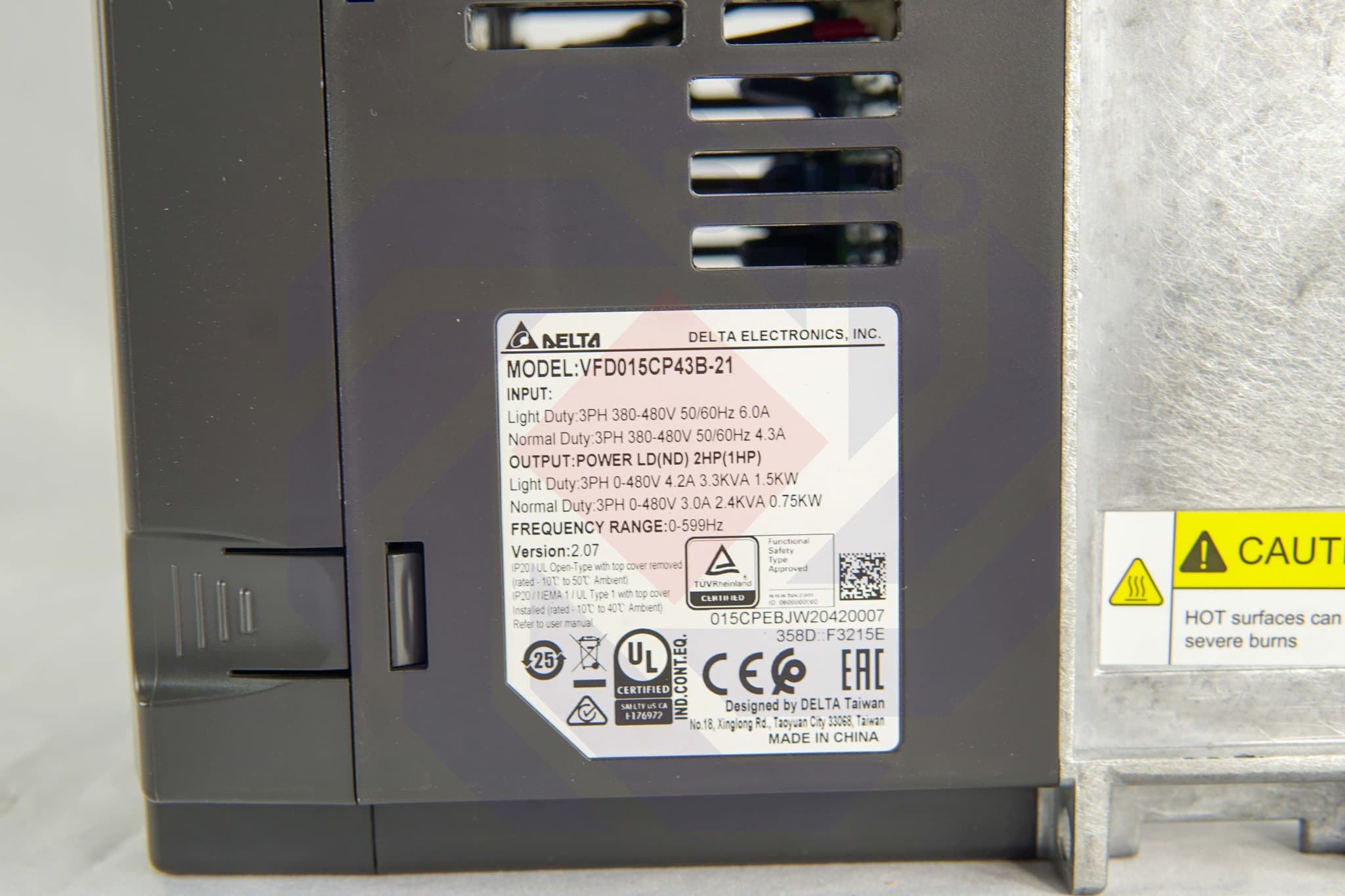 Преобразователь частоты DELTA CP2000 1,5 кВт