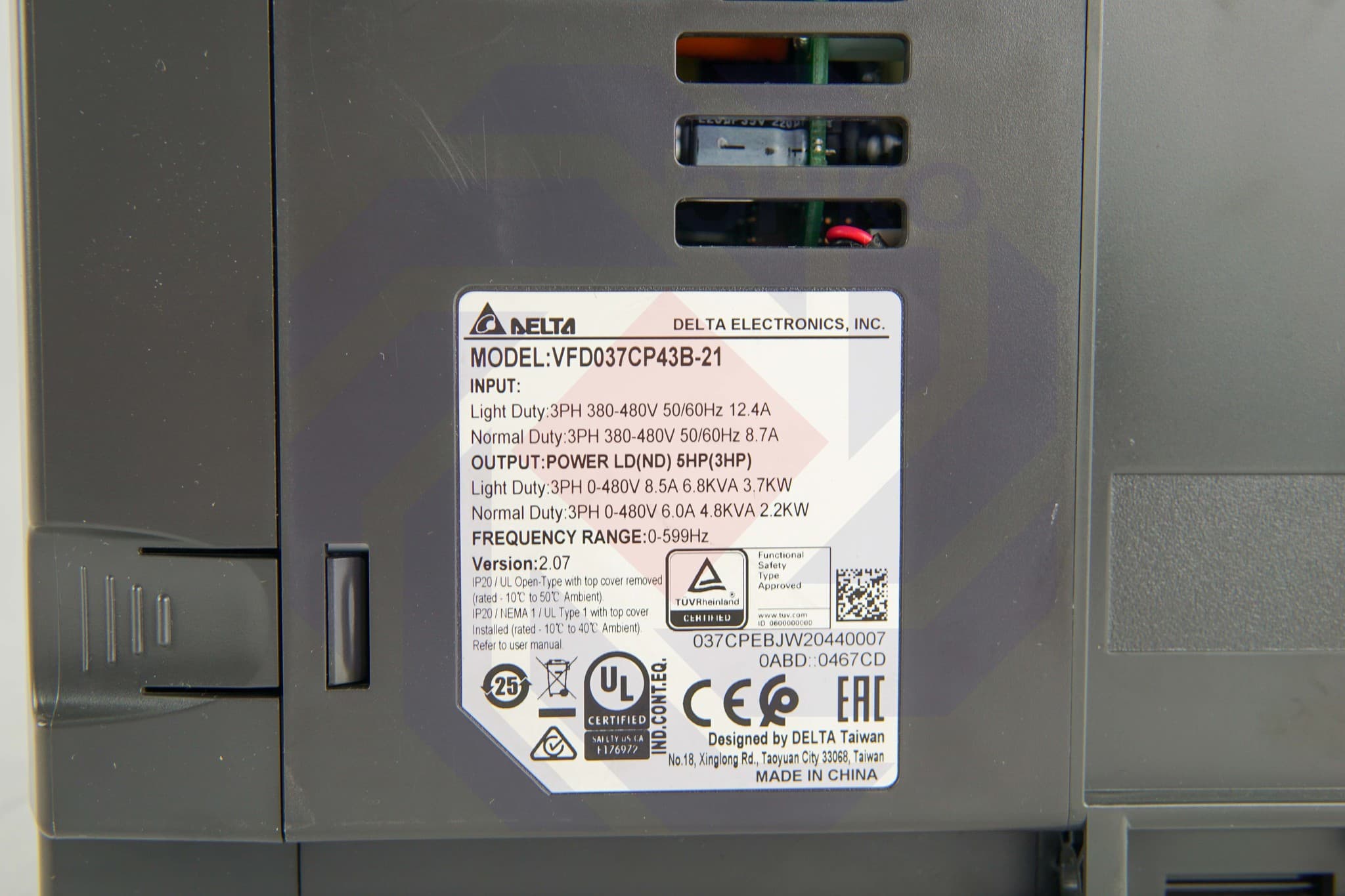 Преобразователь частоты DELTA CP2000 3,7 кВт