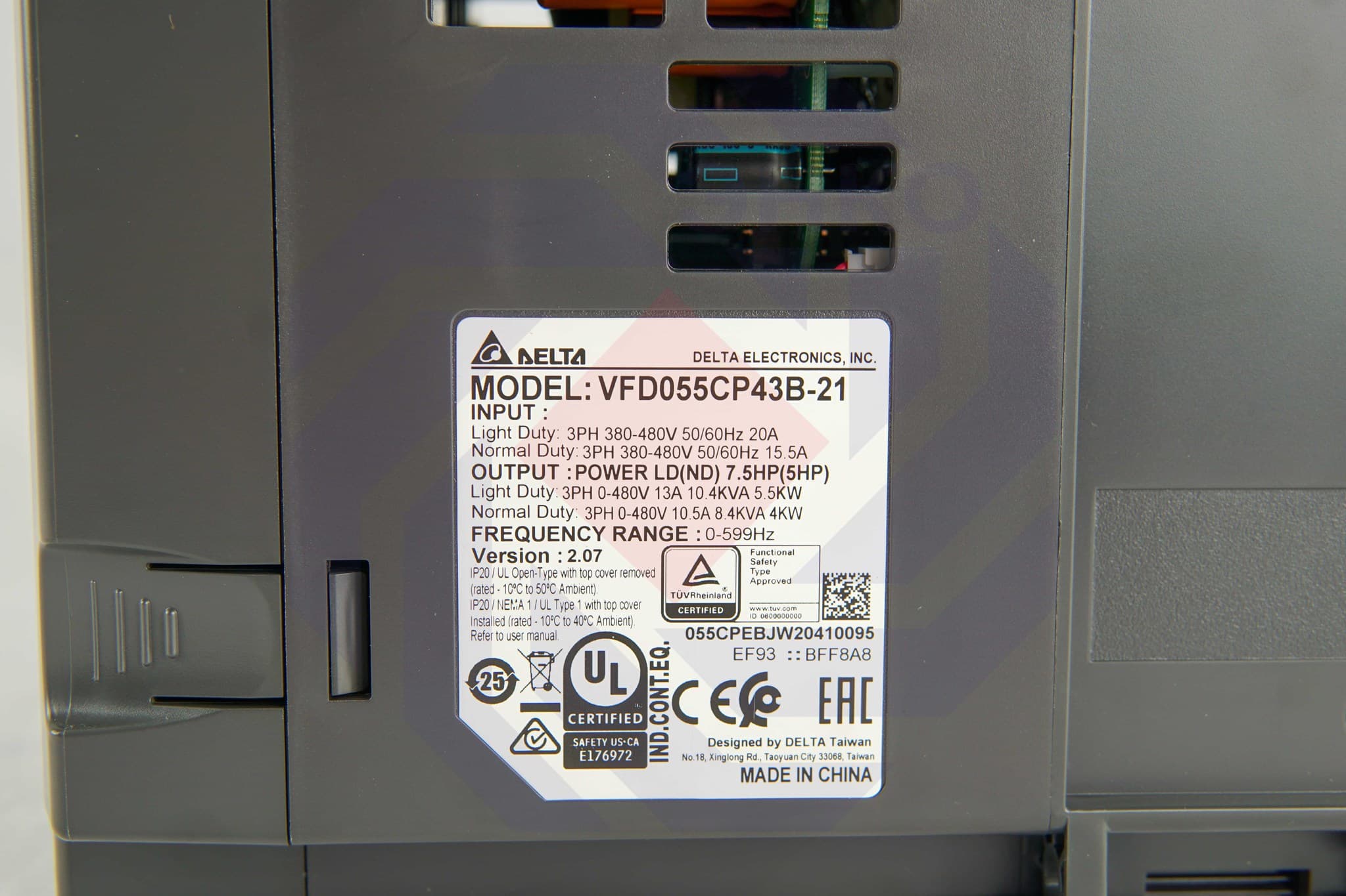 Преобразователь частоты DELTA CP2000 5,5 кВт