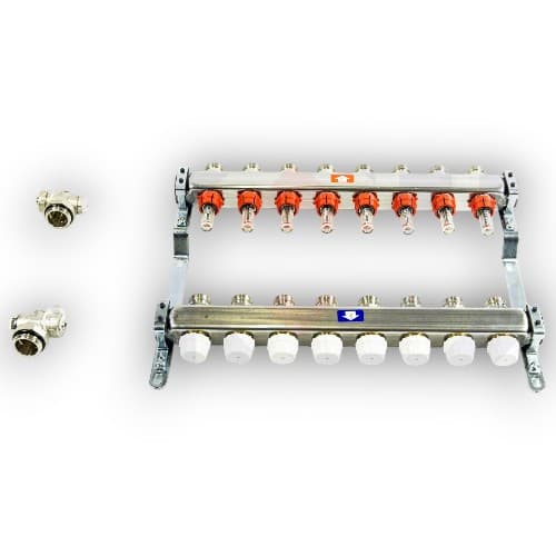 Комплект коллекторов с расходомерами ITAP 918C 8 контуров