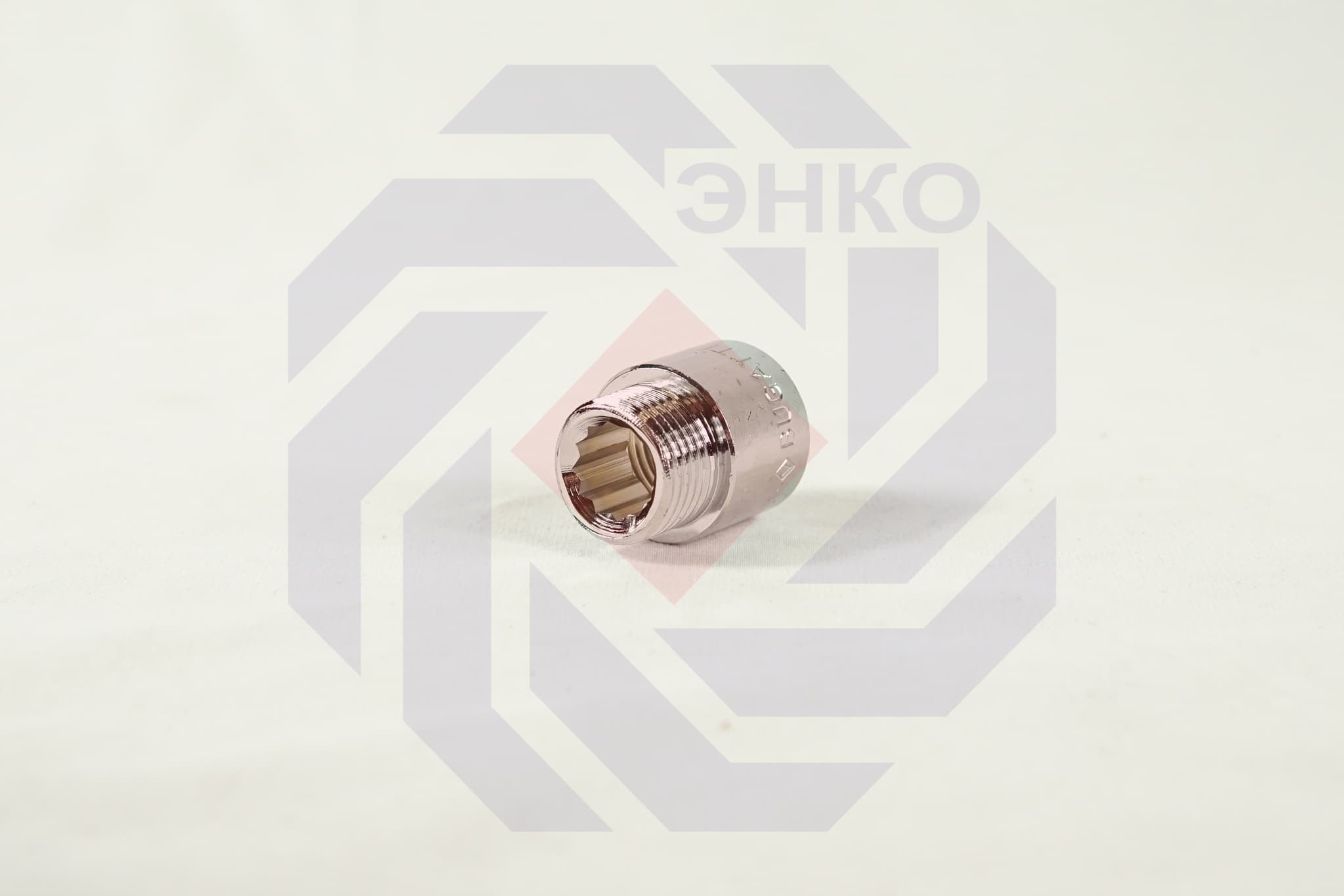 Удлинитель хромированный ВР/НР BUGATTI 139 ½"⨯20 мм