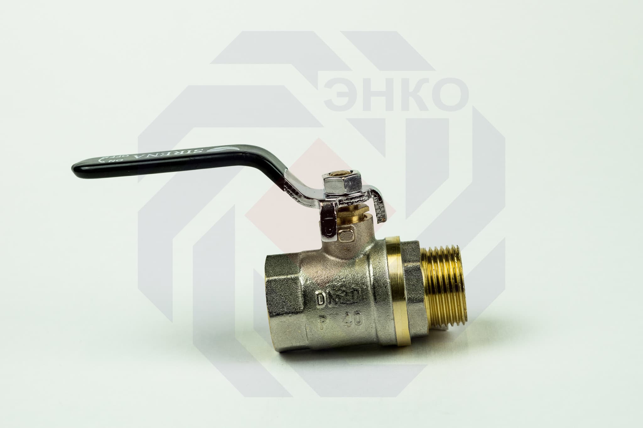 Кран шаровой ВР/НР SIRENA ¾" C