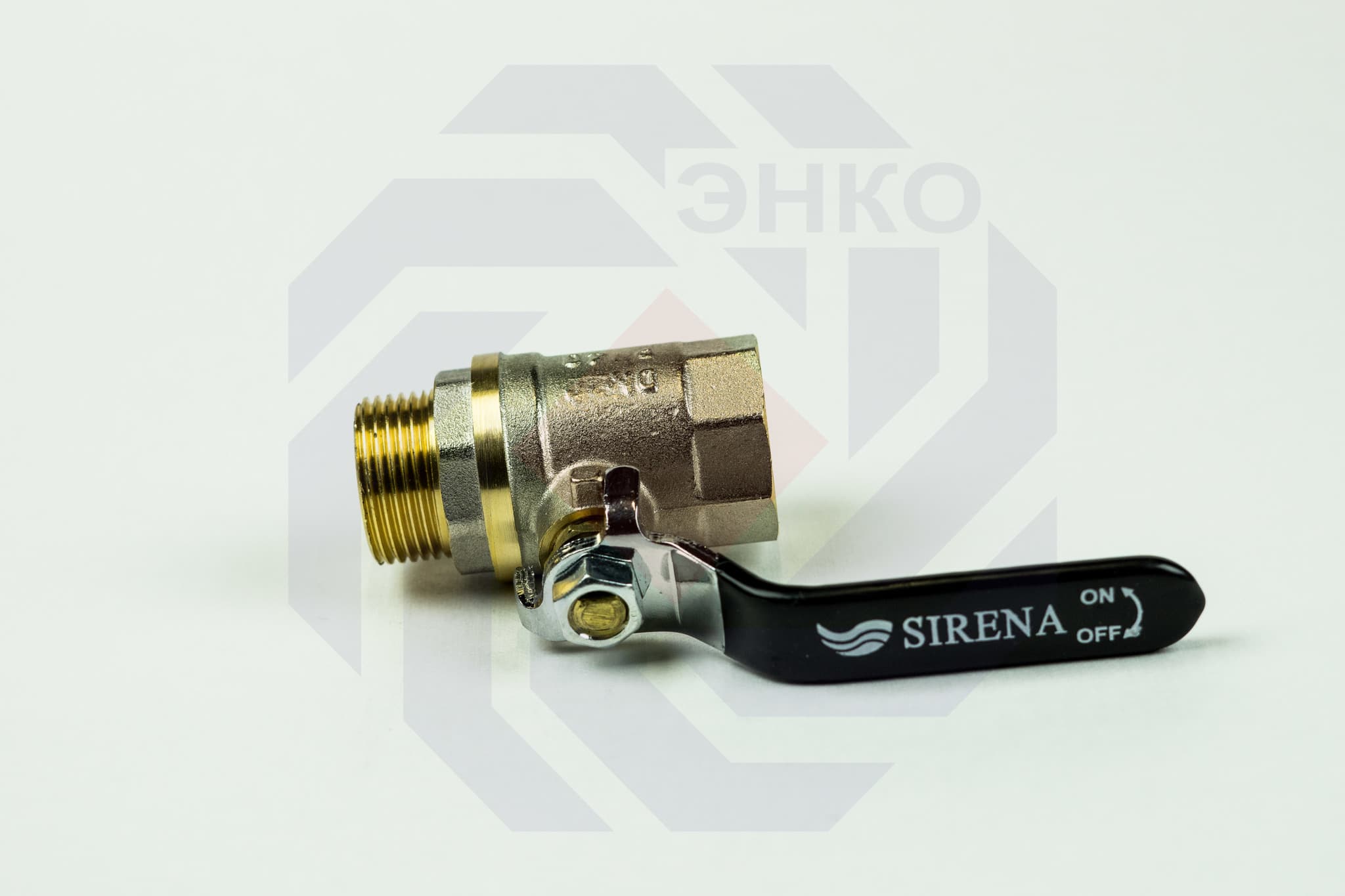 Кран шаровой ВР/НР SIRENA ¾" C