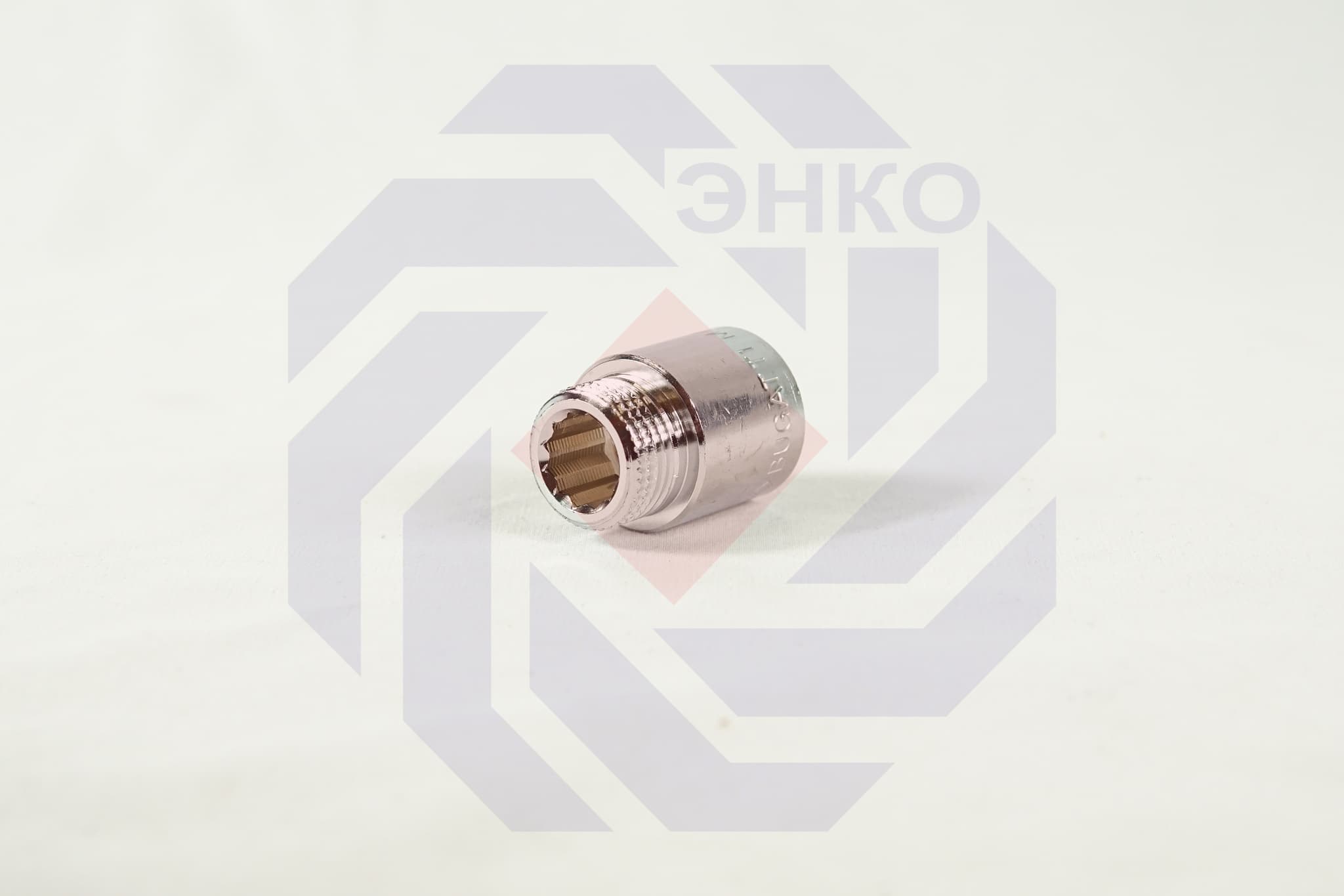 Удлинитель хромированный ВР/НР BUGATTI 139 ½"⨯25 мм