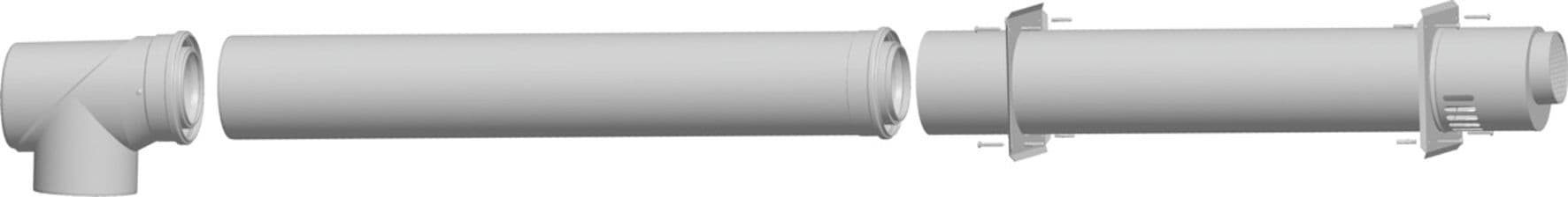 Дымоход коаксиальный для котла WOLF CGB-75/100