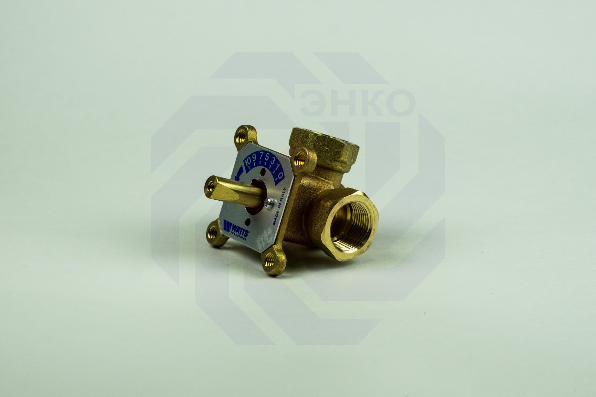 Клапан поворотный трехходовой с электроприводом WATTS V3GB ¾"