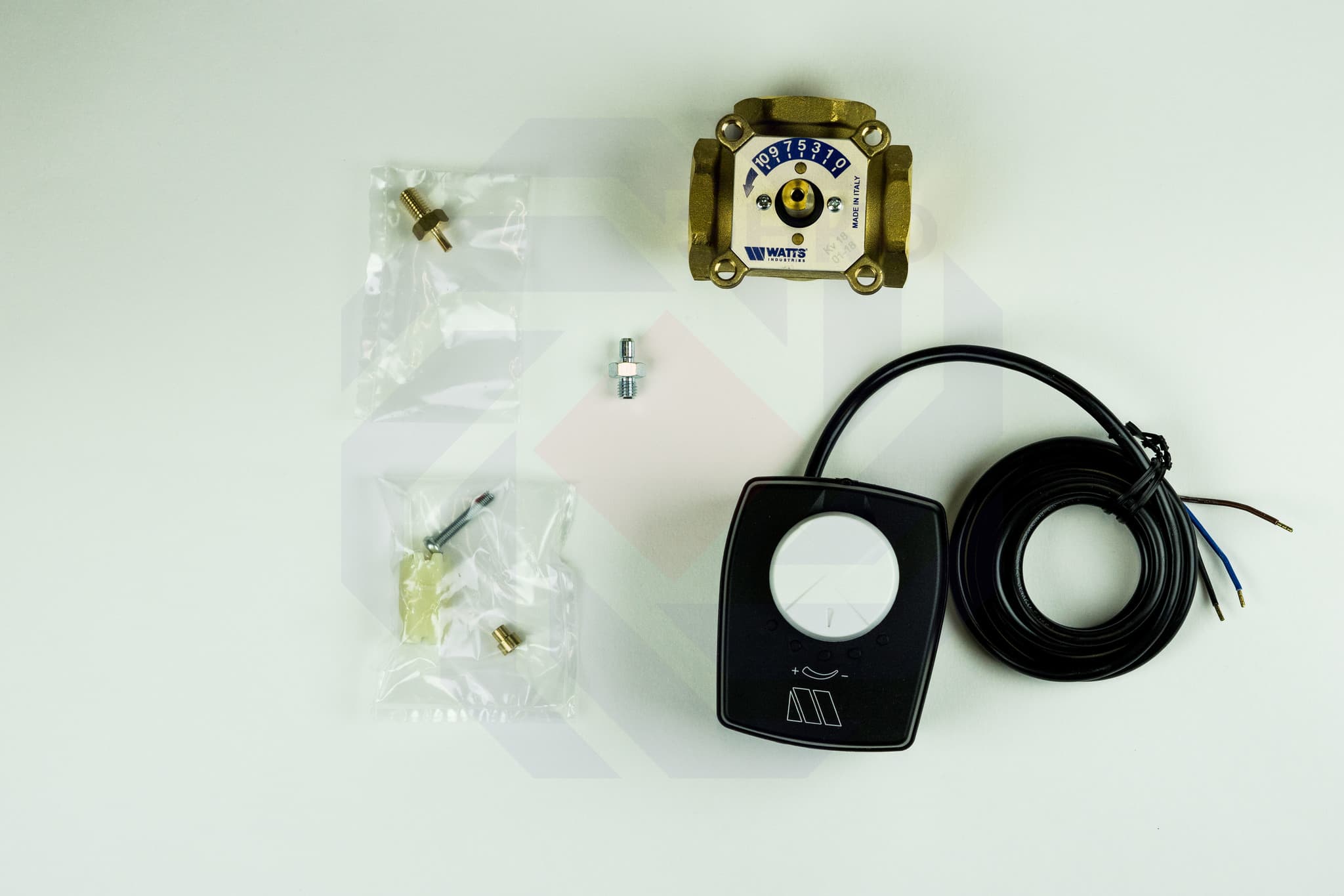 Клапан поворотный трехходовой с электроприводом WATTS V3GB 1¼"