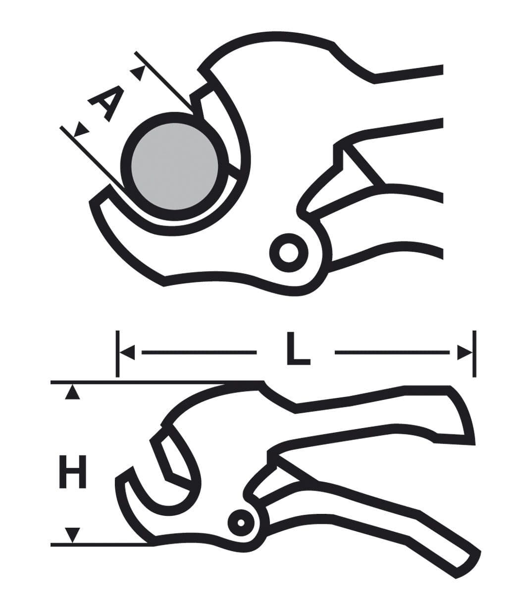 Ножницы для пластиковых труб VIRAX 2150 до 42 мм