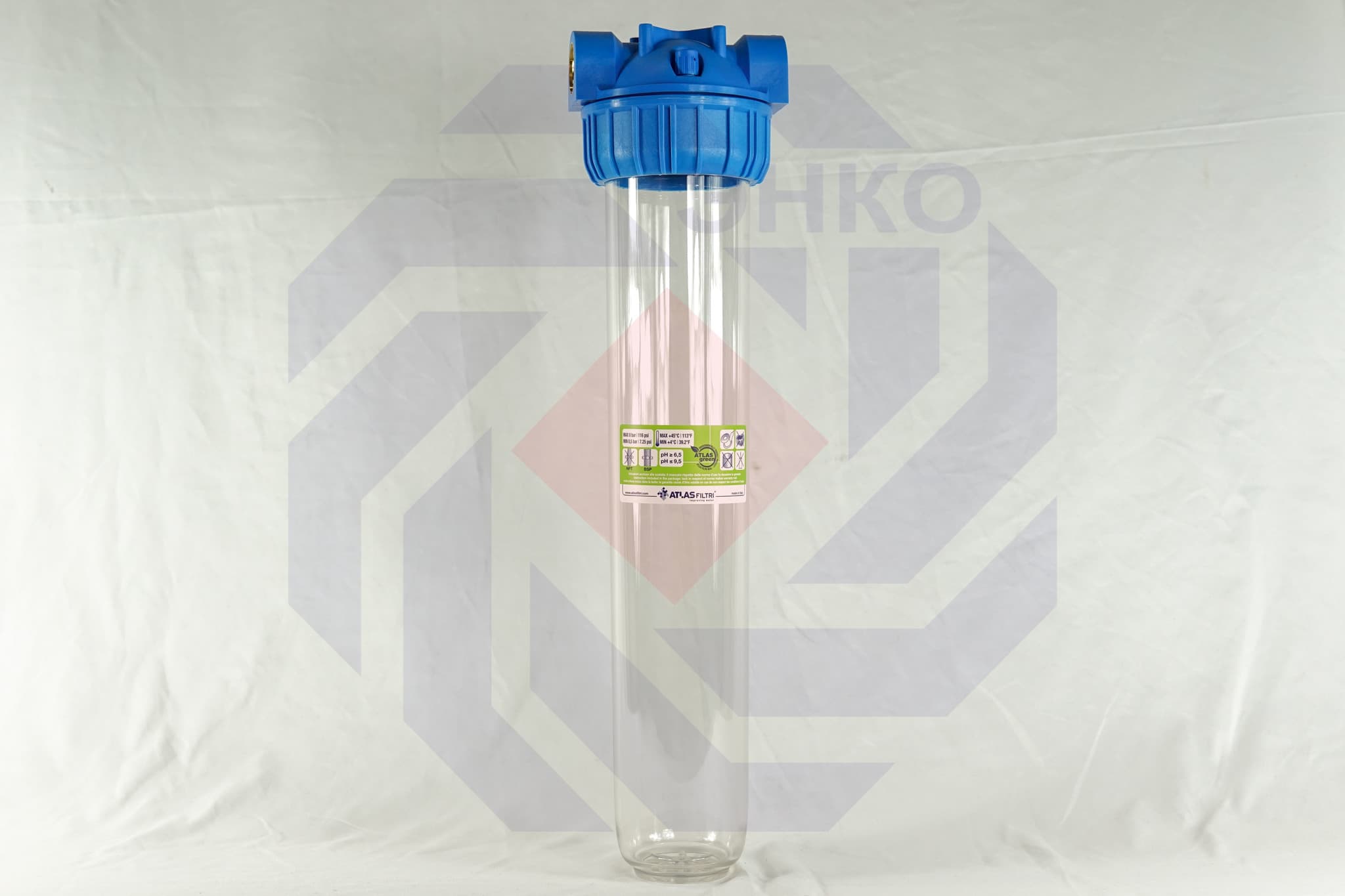 Корпус фильтра одинарный ATLAS MASTER SINGLE PLUS 3P BFO BX TS 1"