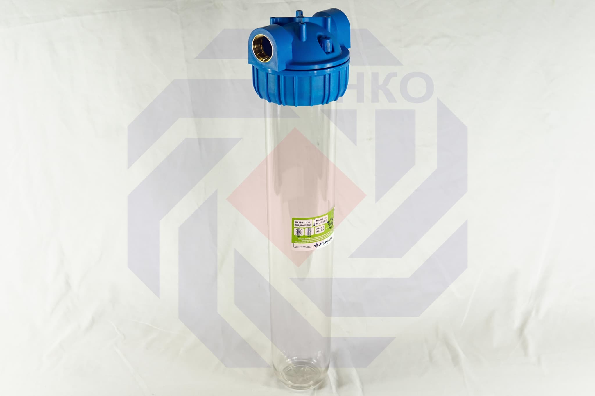 Корпус фильтра одинарный ATLAS MASTER SINGLE PLUS 3P BFO BX TS 1"