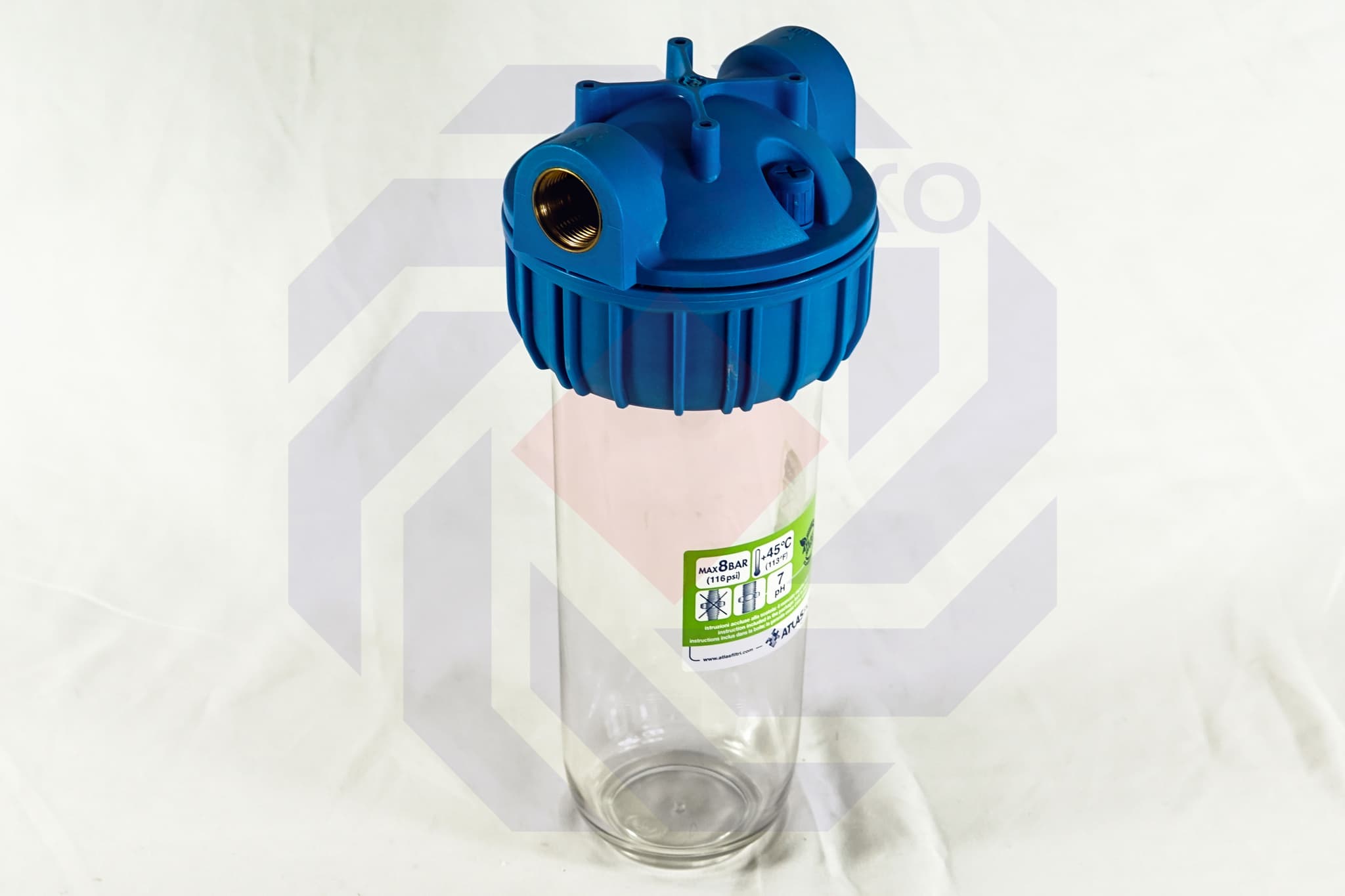 Корпус фильтра одинарный ATLAS SENIOR PLUS 3P AFO BX TS ¾"