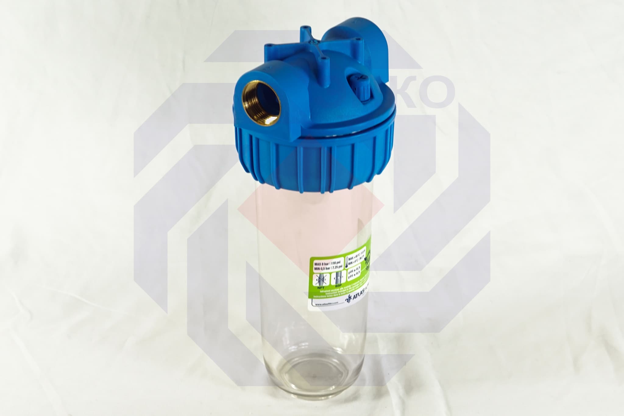 Корпус фильтра одинарный ATLAS SENIOR PLUS 3P BFO BX TS 1"