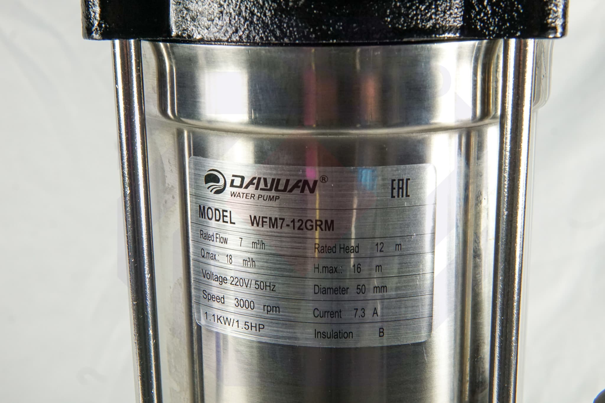 Насос канализационный с режущим механизмом WFM 7-12