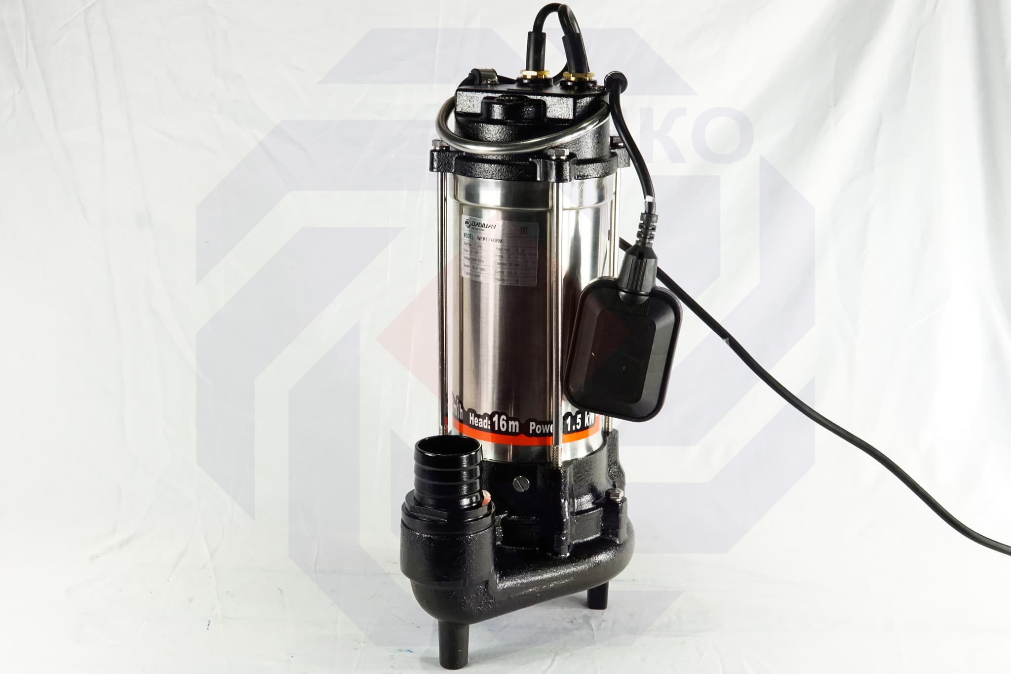 Насос канализационный с режущим механизмом WFM 7-16