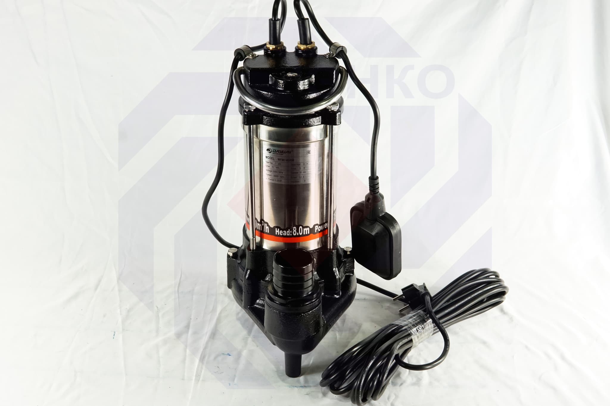 Насос канализационный с режущим механизмом WFM 7-8