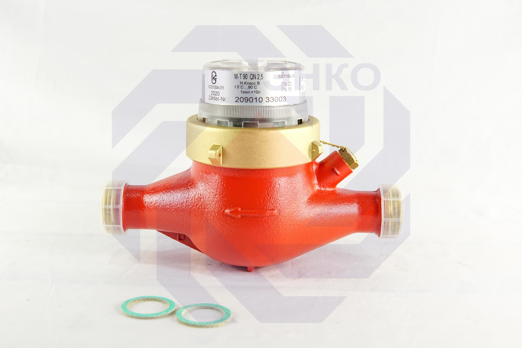 Счетчик горячей воды SENSUS M-T 90 QN DN 20