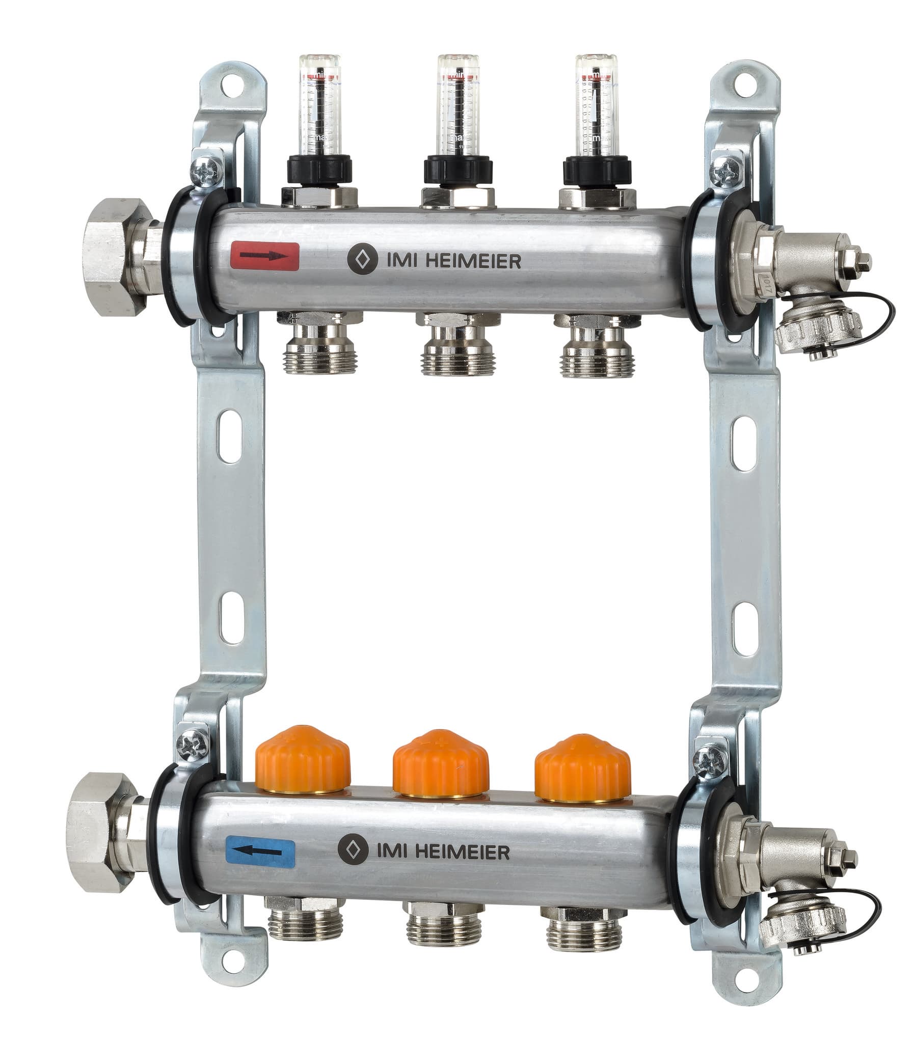 Комплект коллекторов с расходомерами IMI Dynacon Eclipse 3 контура