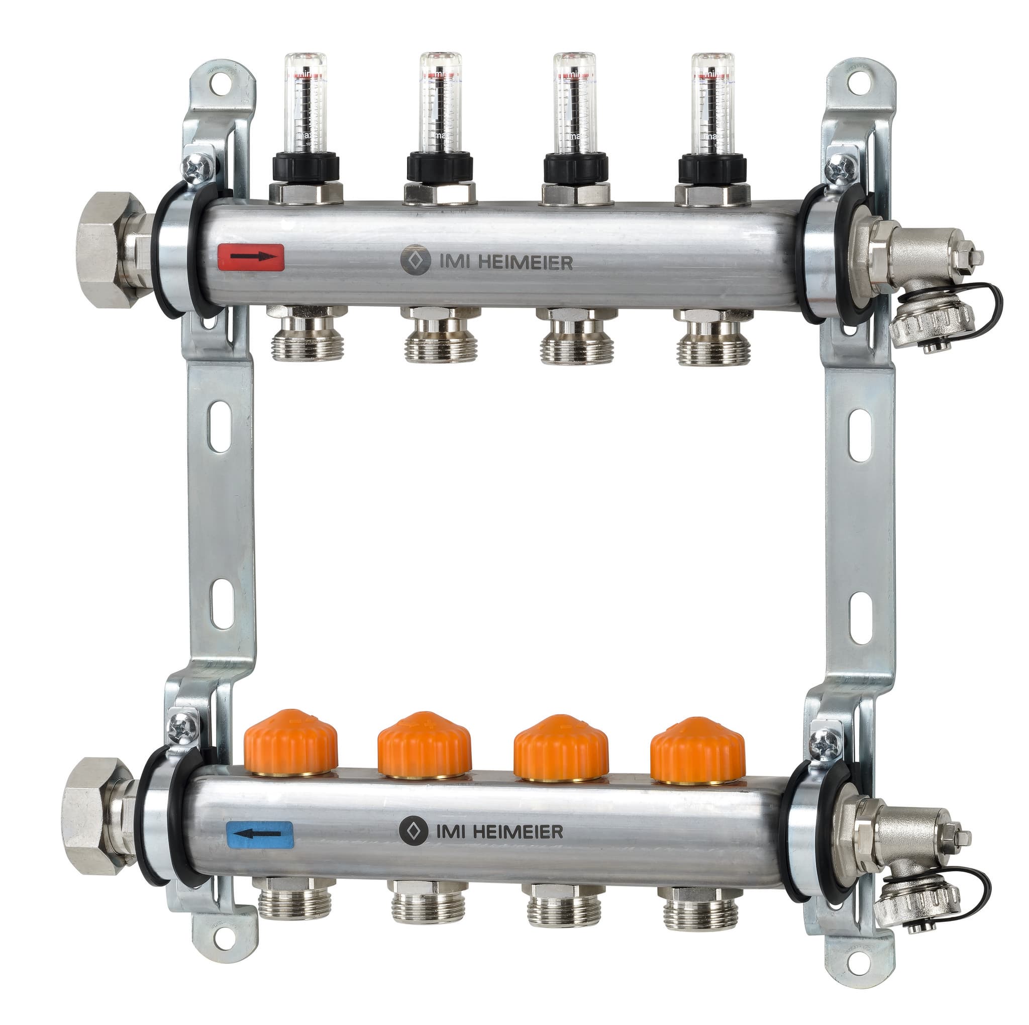 Комплект коллекторов с расходомерами IMI Dynacon Eclipse 4 контура