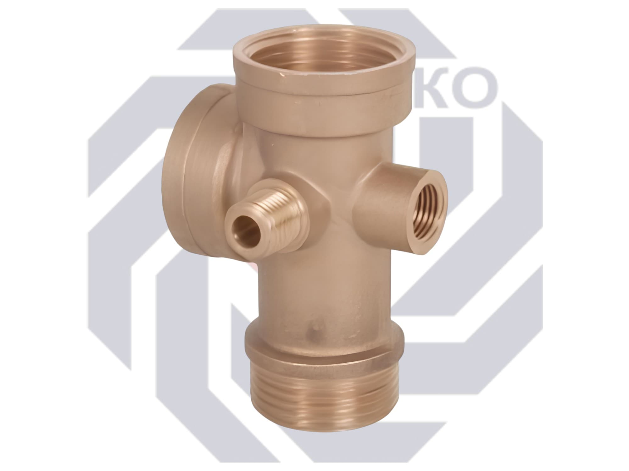 Штуцер латунный пятиходовой ITALTECNICA RCL