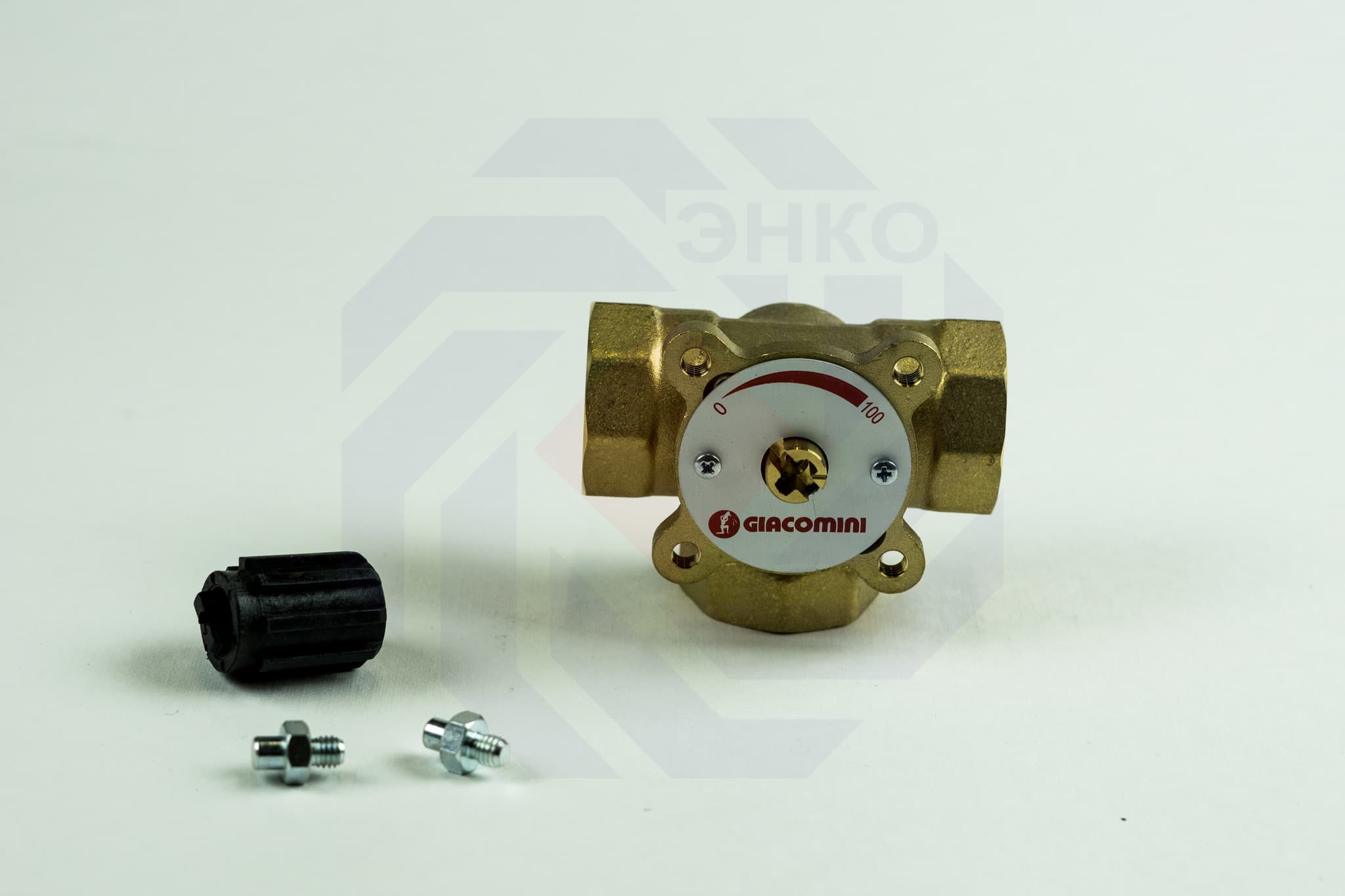Клапан поворотный трехходовой GIACOMINI R297 1"
