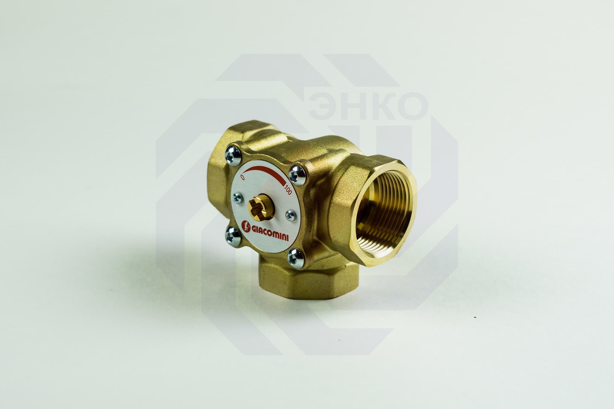 Клапан поворотный трехходовой GIACOMINI R297 1¼"