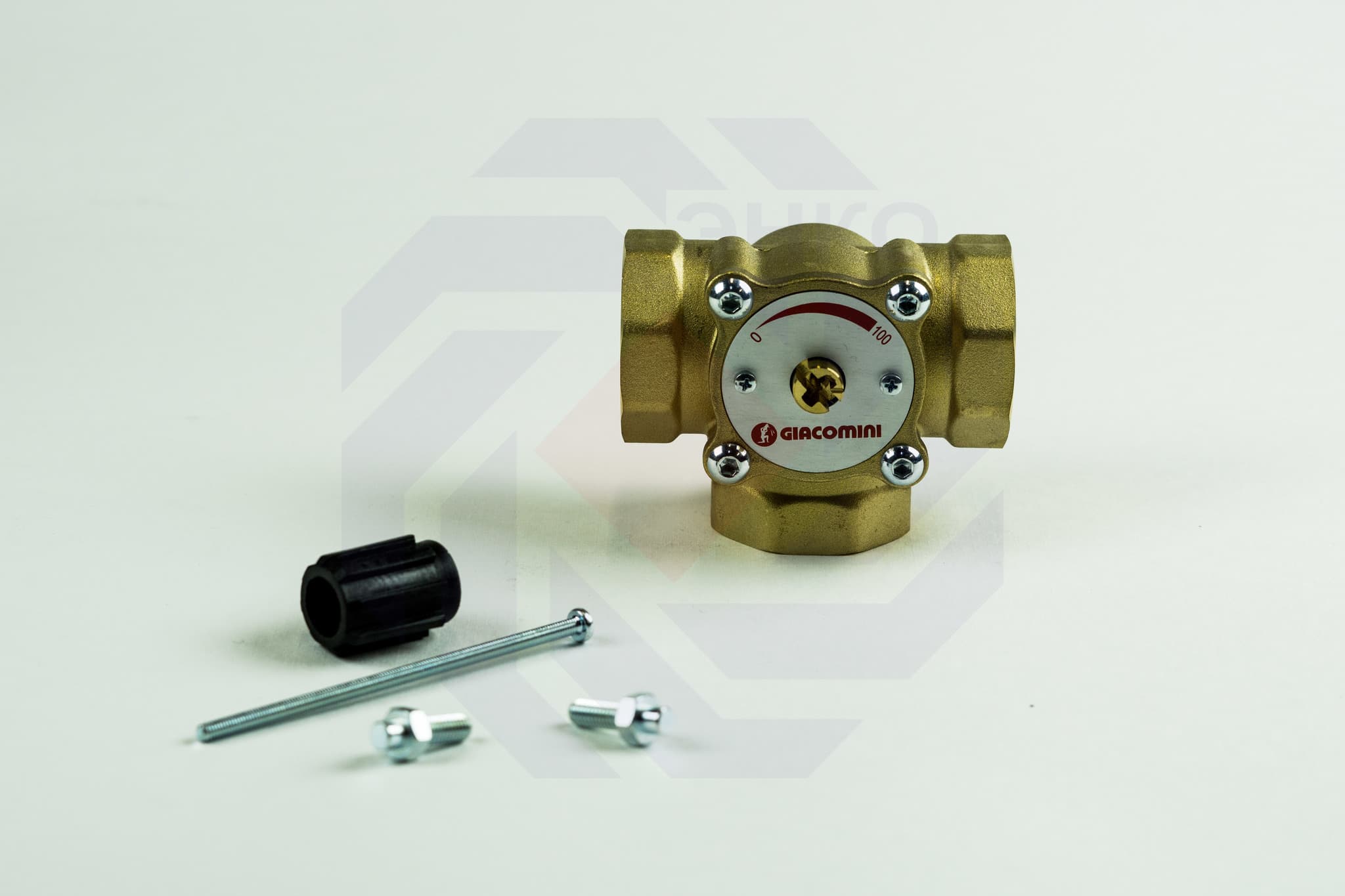Клапан поворотный трехходовой GIACOMINI R297 1¼"