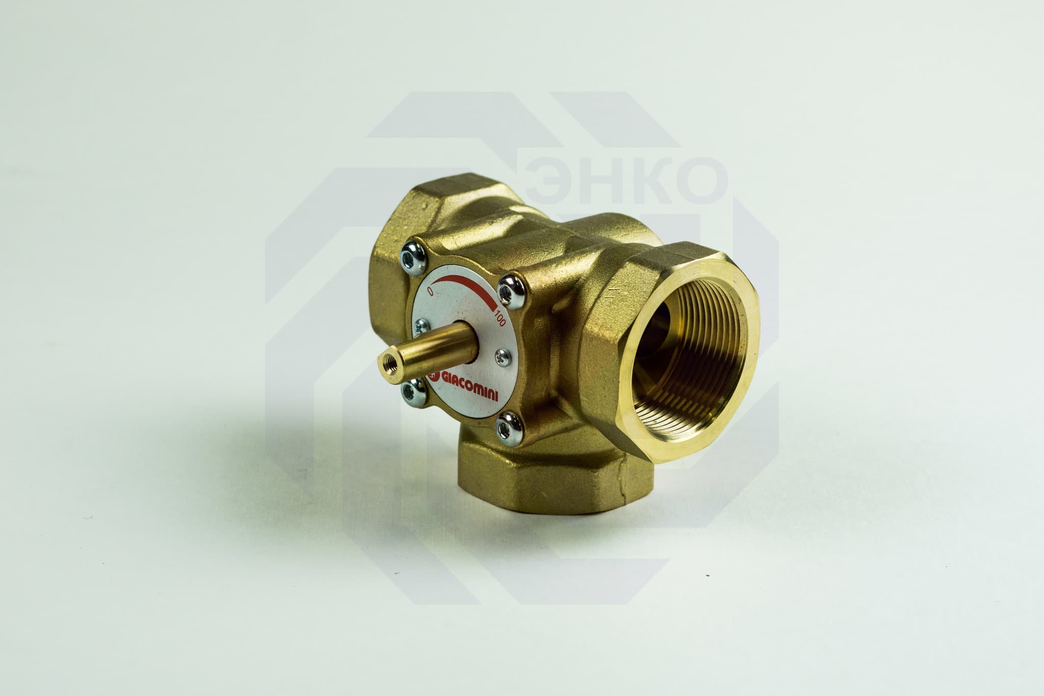 Клапан поворотный трехходовой GIACOMINI R297 1½"