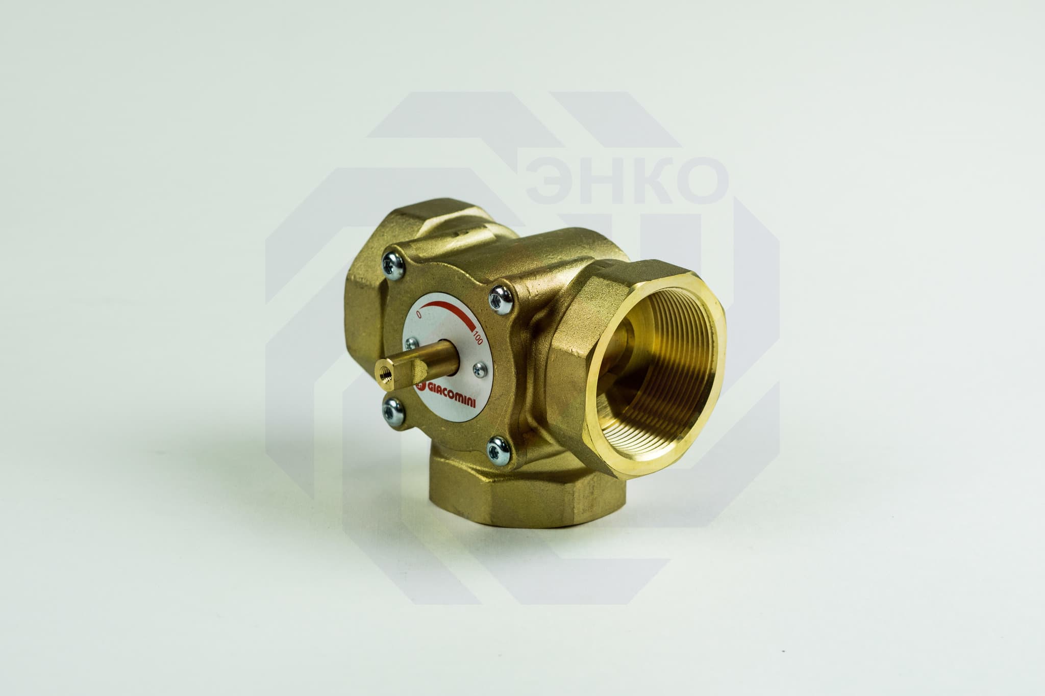 Клапан поворотный трехходовой GIACOMINI R297 2"