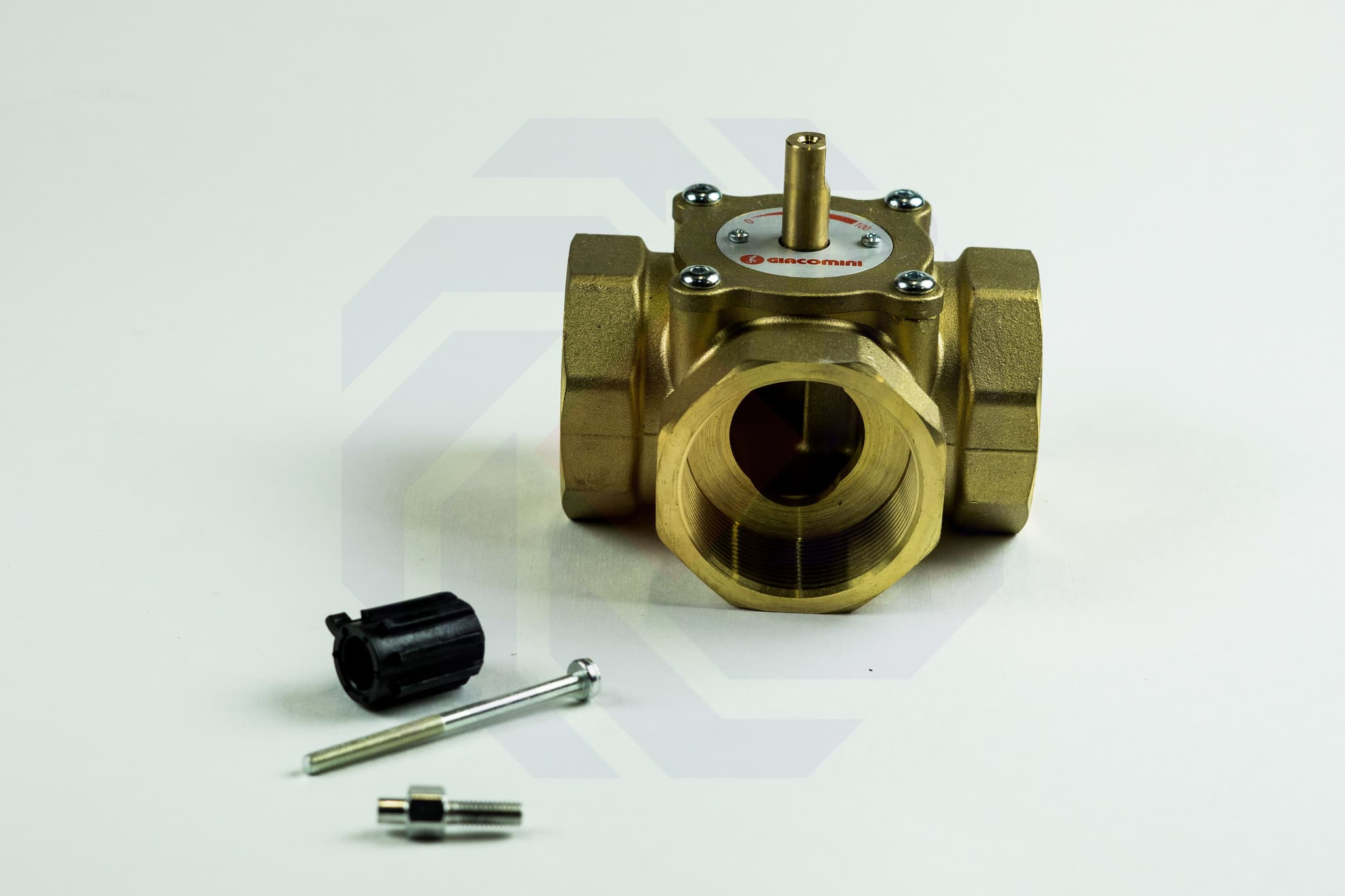 Клапан поворотный трехходовой GIACOMINI R297 2"