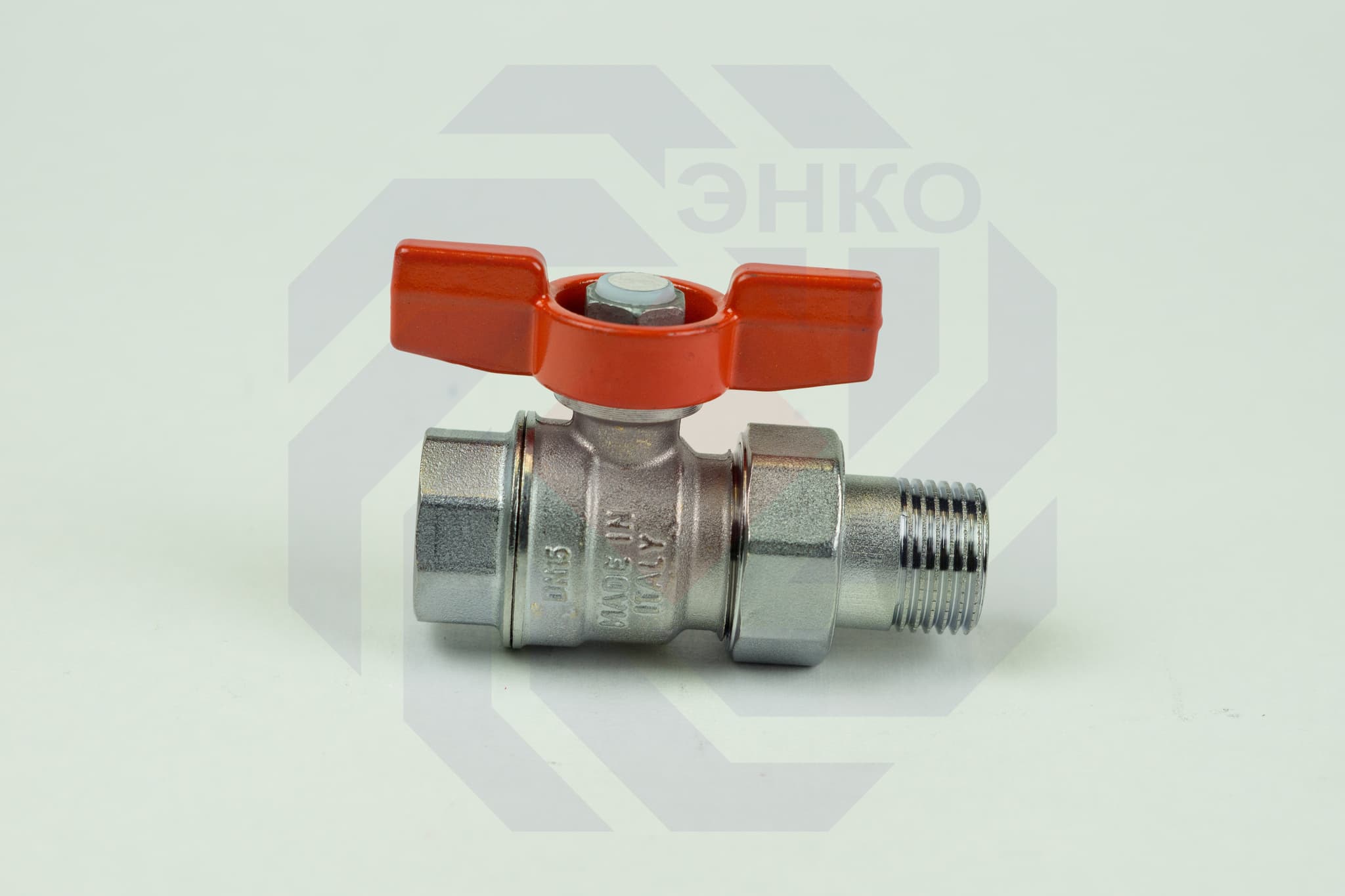 Кран шаровой с разборным присоединением ВР/НР GIACOMINI R859 ½"