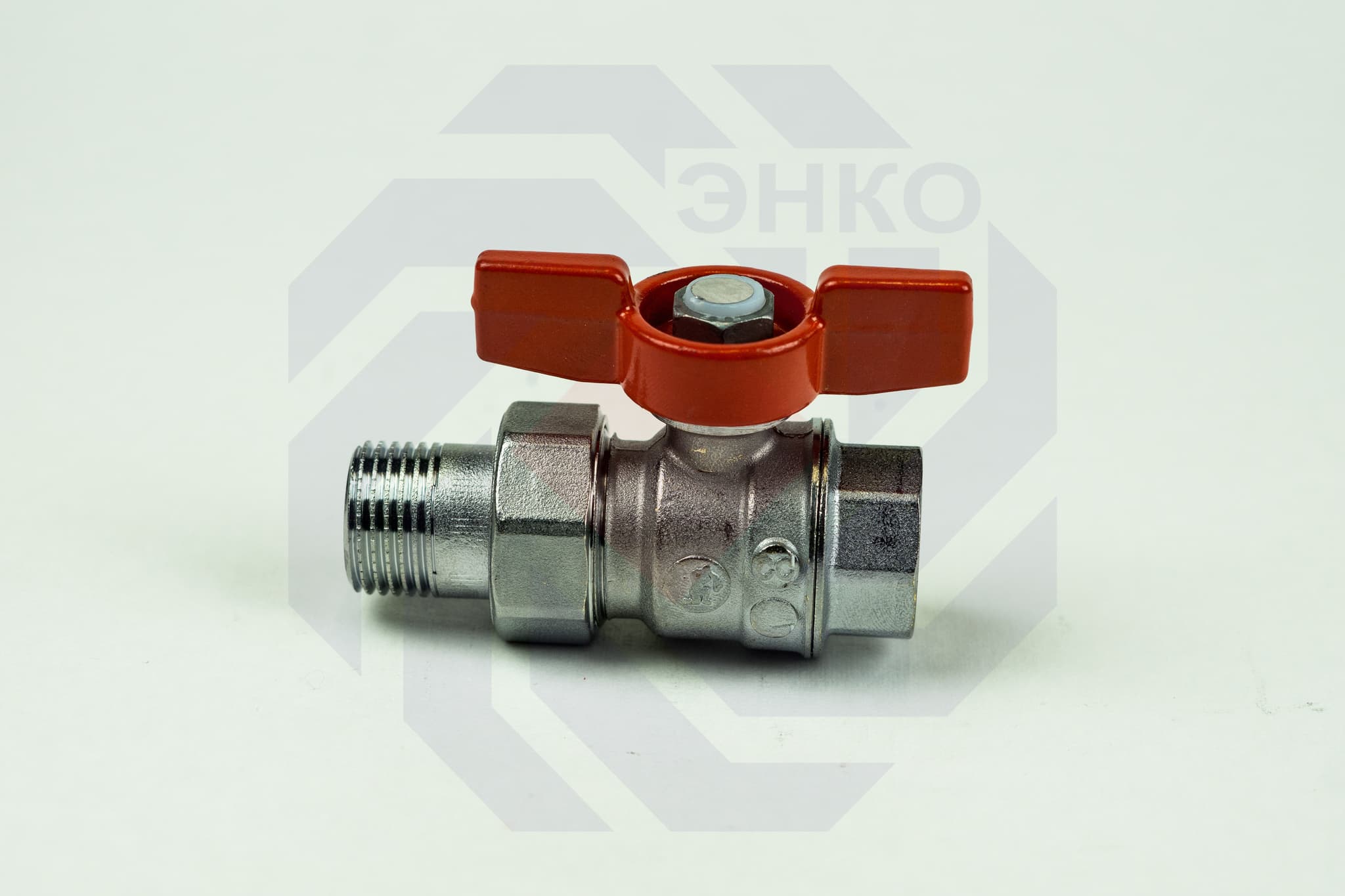 Кран шаровой с разборным присоединением ВР/НР GIACOMINI R859 ½"