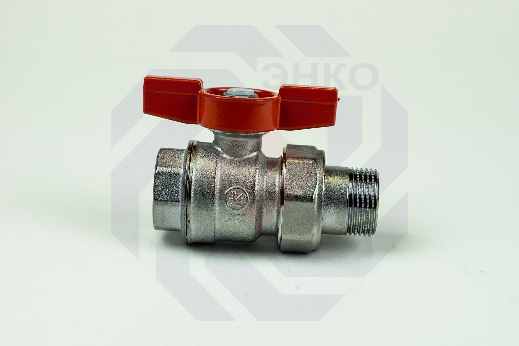 Кран шаровой с разборным присоединением ВР/НР GIACOMINI R859 ¾"