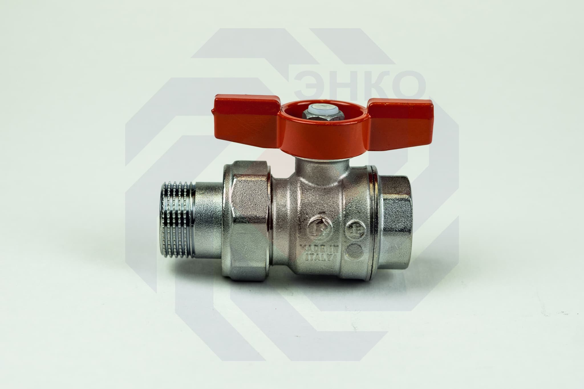 Кран шаровой с разборным присоединением ВР/НР GIACOMINI R859 ¾"