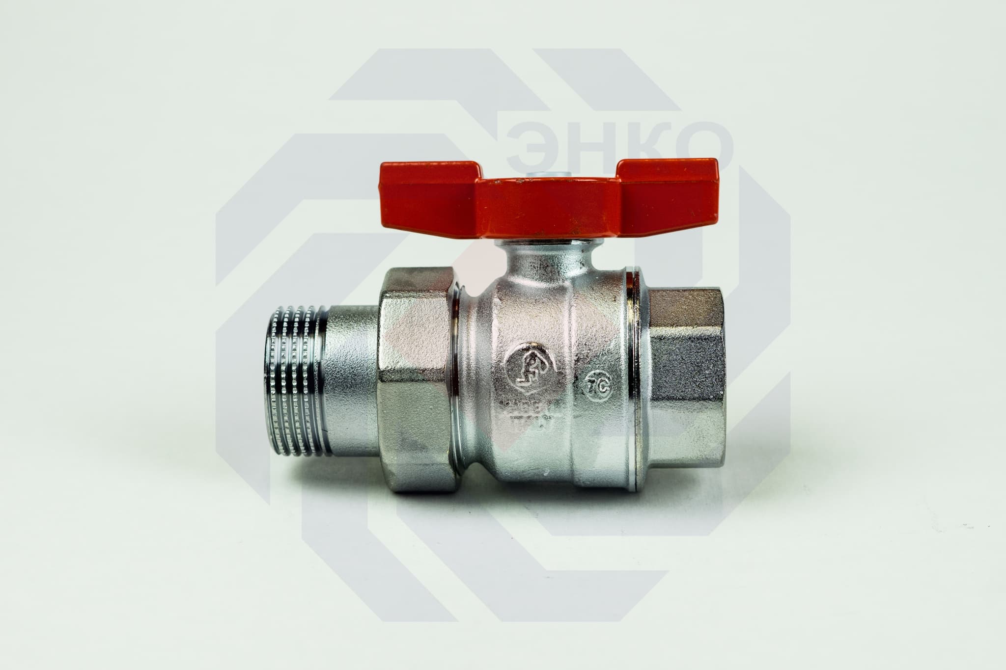 Кран шаровой с разборным присоединением ВР/НР GIACOMINI R859 1"