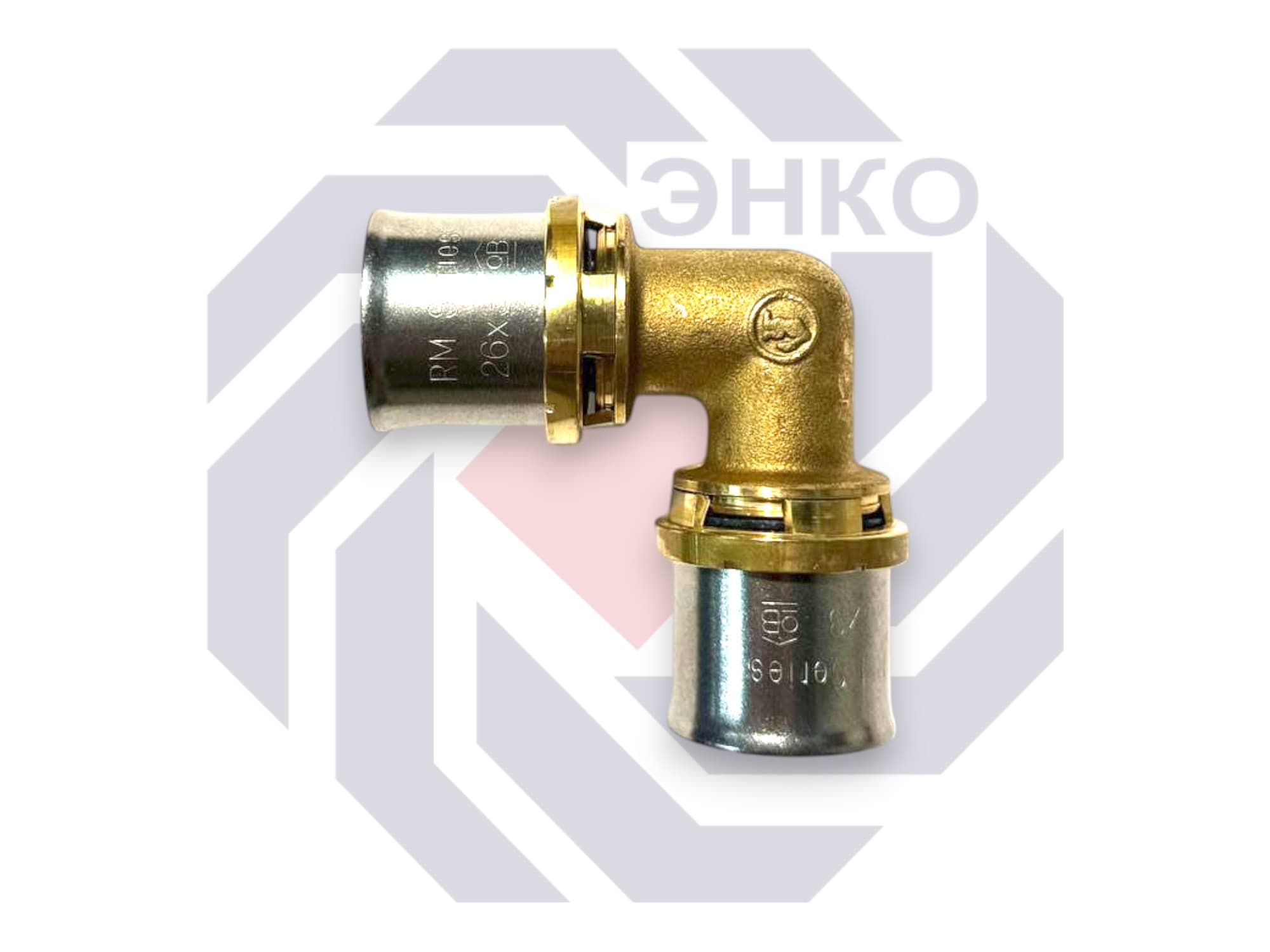 Пресс-фитинг отвод 90° GIACOMINI RM 26⨯26