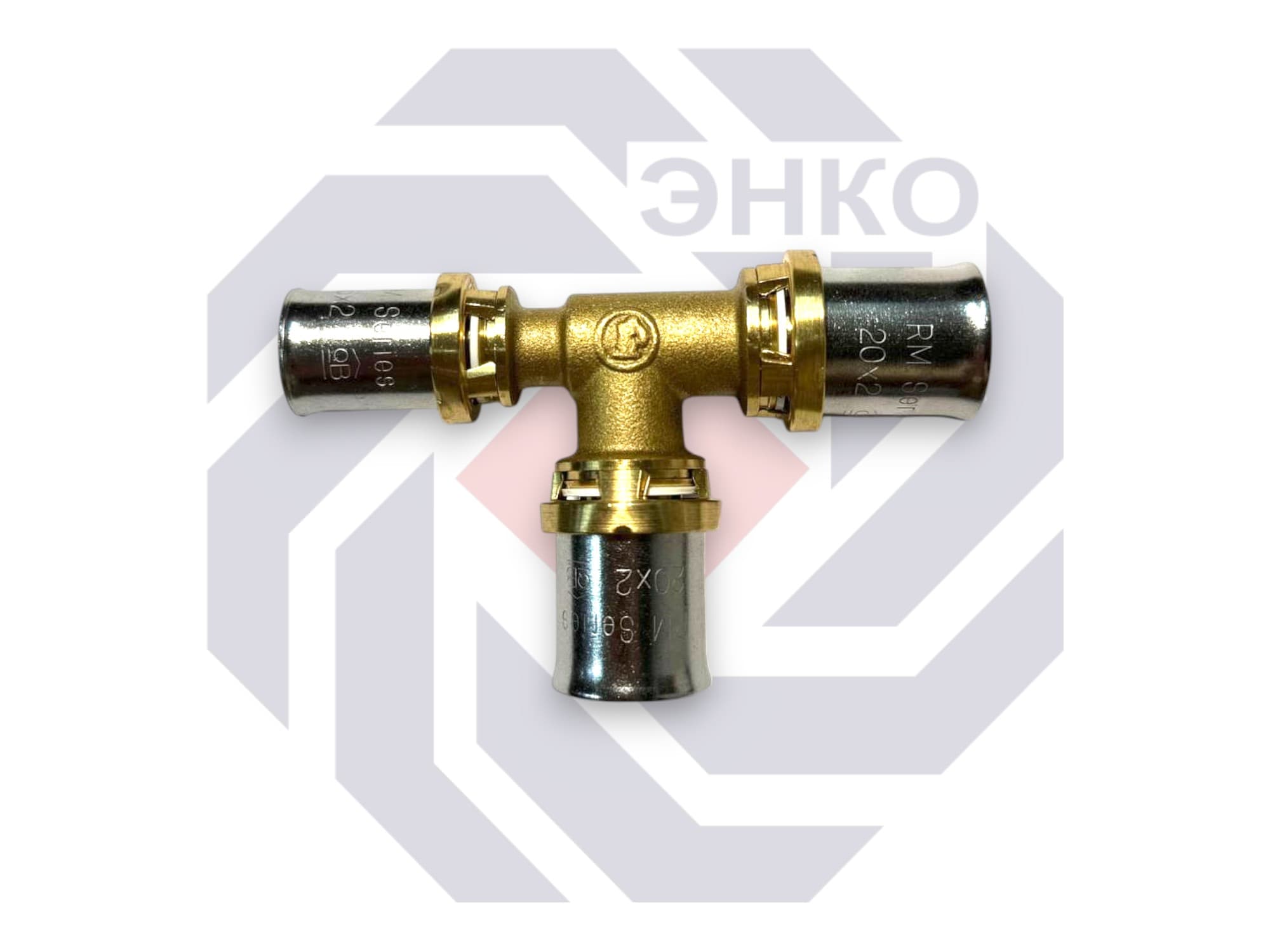 Пресс-фитинг тройник переходной GIACOMINI RM 20⨯20⨯16