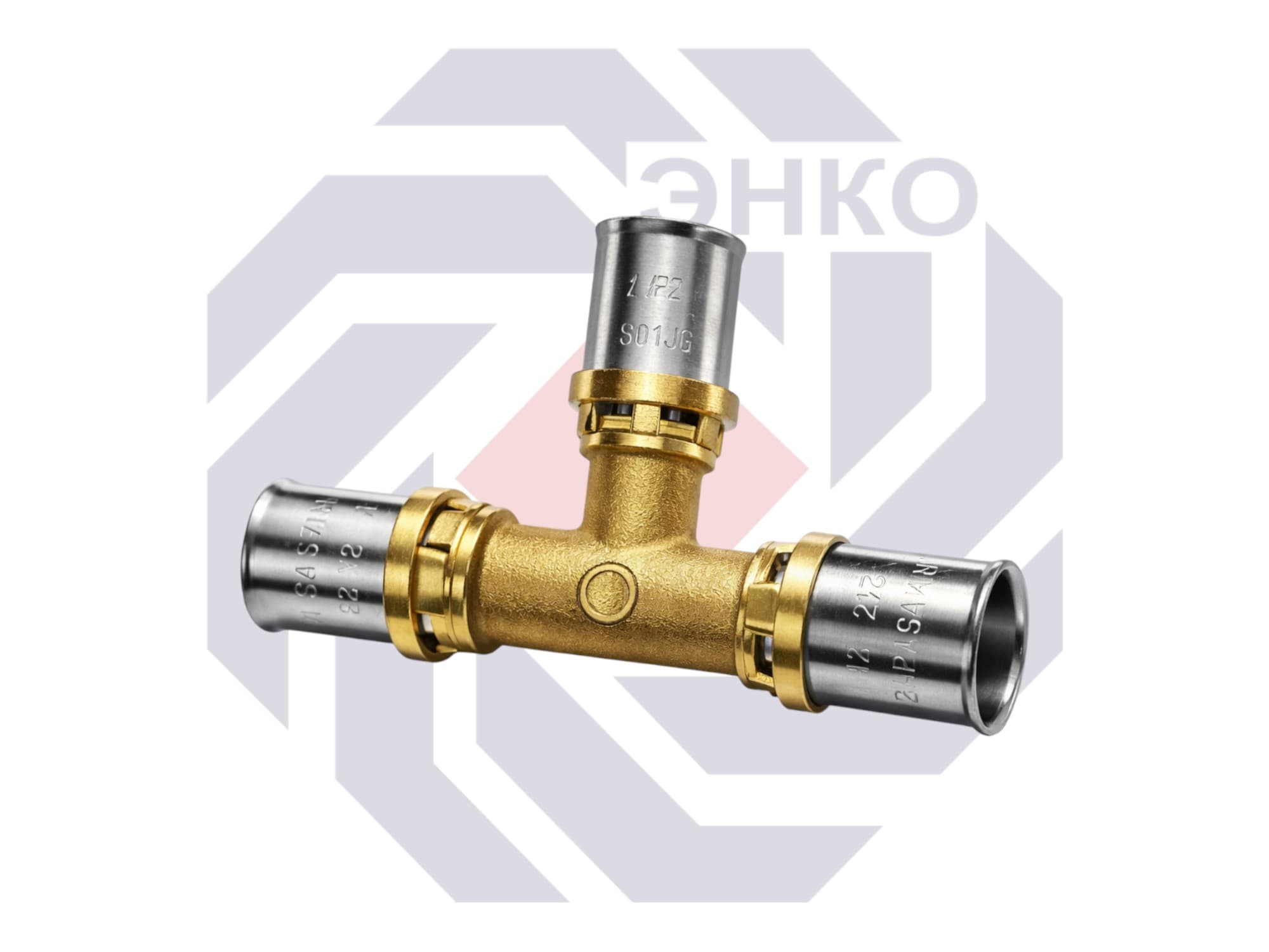 Пресс-фитинг тройник переходной GIACOMINI RM 26⨯16⨯16