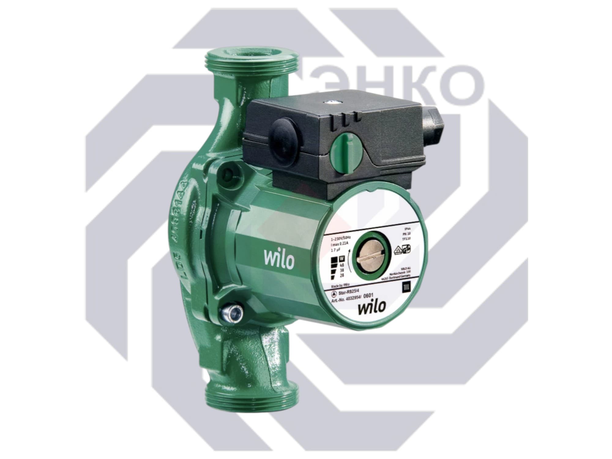 Насос циркуляционный WILO STAR-RS 25/6-RUS с фитингами