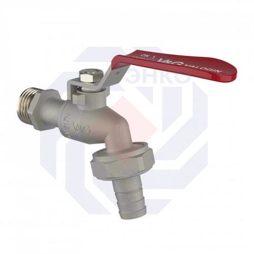 Кран шаровой с присоединением для шланга НР/НР V&G VALOGIN Optima ¾"