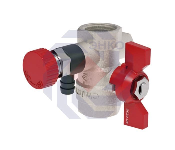 Кран шаровой с дренажём ВР/ВР V&G VALOGIN 3/4"