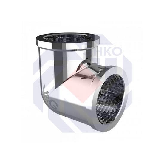 Отвод 90° хромированный ВР/ВР V&G VALOGIN 1/2"