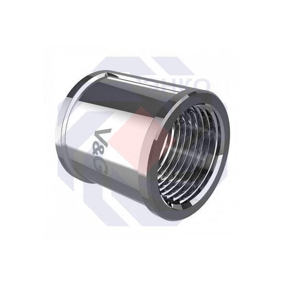 Муфта соединительная V&G VALOGIN, хромированная 1/2"