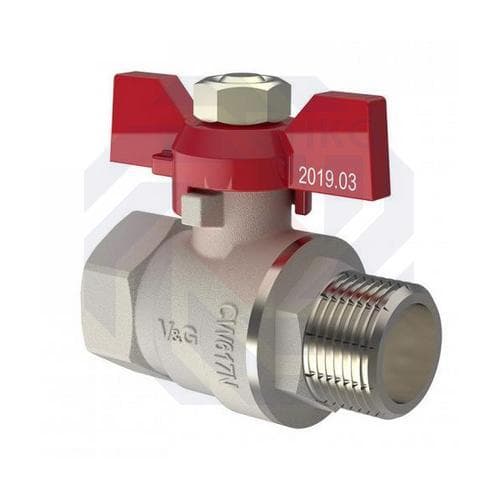 Кран шаровой ВР/НР V&G  VALOGIN Optima  1"