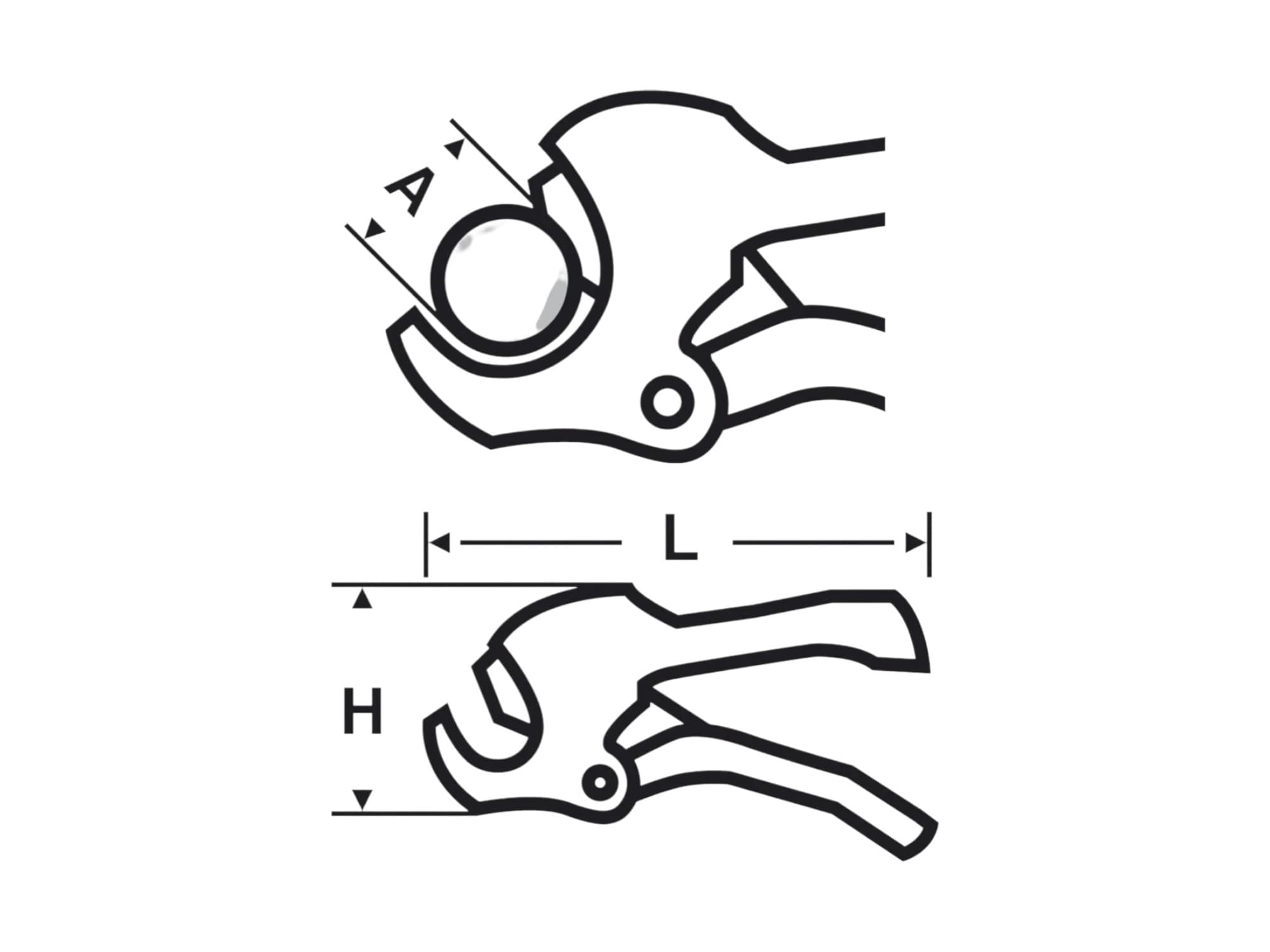 Ножницы для пластиковых труб VIRAX 2150 до 32 мм