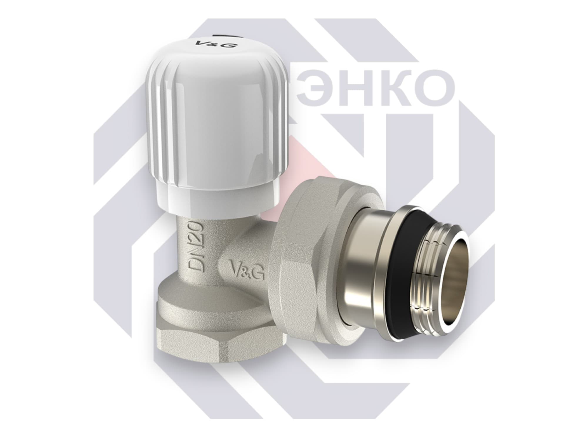 Клапан радиаторный ручной 1/2" угловой